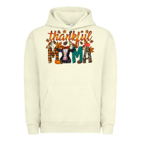 Pigment Pistachio thankful mama holstein cow Urban Hoodie - RacoonDesign