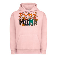 Pigment Salmon thankful mama holstein cow Urban Hoodie - RacoonDesign