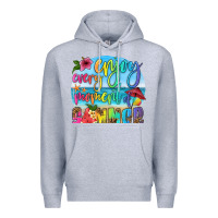 Heather Grey enjoy every moment of summer Premium Hoodie - HRA Design Shop