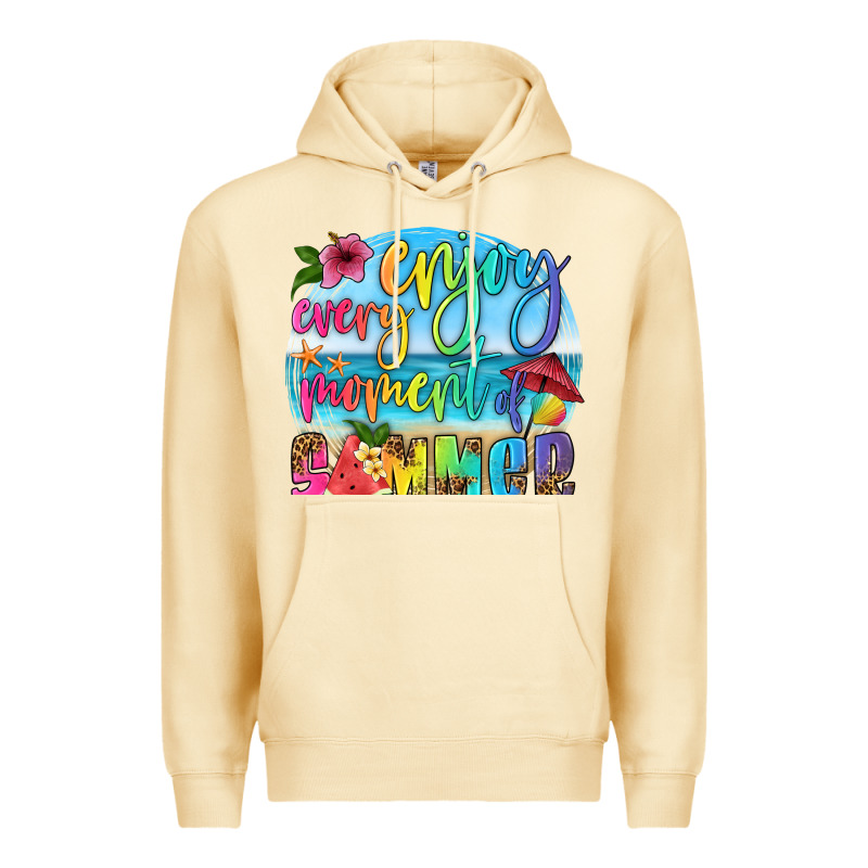 Enjoy Every Moment Of Summer Premium Hoodie by HRA Design Shop | Teevron