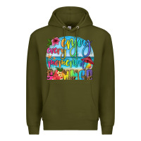 Army Green enjoy every moment of summer Premium Hoodie - HRA Design Shop