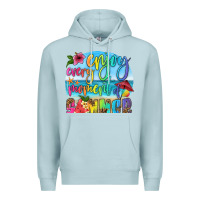 Blue Mist enjoy every moment of summer Premium Hoodie - HRA Design Shop