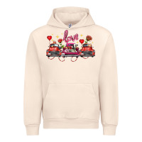 Sandshell valentine's day farm trucks farm animals Urban Hoodie - FaDigitalArtStudio
