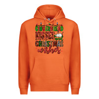 Carrot gingerbread kisses and christmas wishes Premium Hoodie - FaDigitalArtStudio
