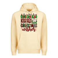 Pina Colada gingerbread kisses and christmas wishes Premium Hoodie - FaDigitalArtStudio