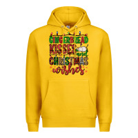 Lemon gingerbread kisses and christmas wishes Premium Hoodie - FaDigitalArtStudio