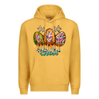 Mustard egg hunt squad Premium Hoodie - RacoonDesign