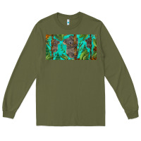Army Green koala license plate Long Sleeve Tee - BarkalooDesign