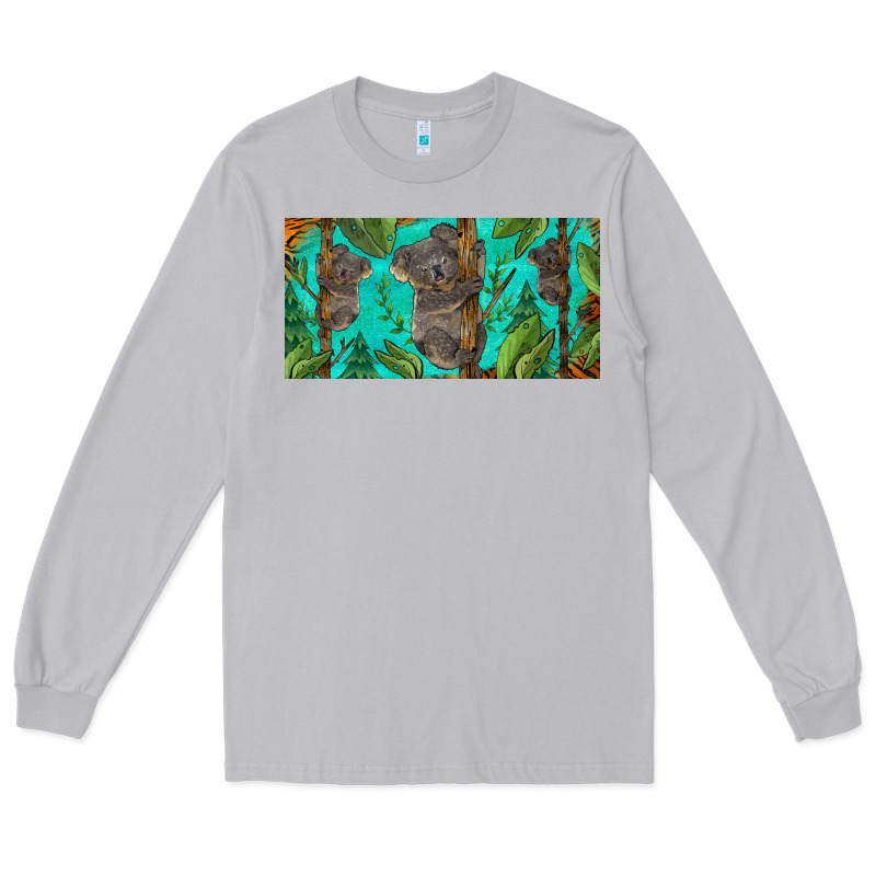 Koala License Plate Long Sleeve Tee by BarkalooDesign | Teevron