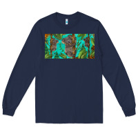 Navy koala license plate Long Sleeve Tee - BarkalooDesign