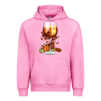 Fuchsia Pink Thanksgiving Fall Urban Hoodie - FaDigitalArtStudio