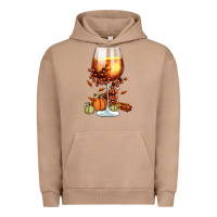 Pigment Burro Thanksgiving Fall Urban Hoodie - FaDigitalArtStudio