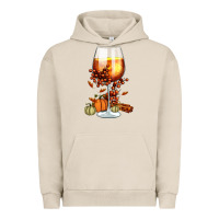 Pigment French Oak Thanksgiving Fall Urban Hoodie - FaDigitalArtStudio