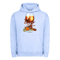 Pigment Grape Ice Thanksgiving Fall Urban Hoodie - FaDigitalArtStudio
