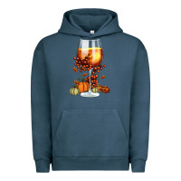 Pigment Midnight Navy Thanksgiving Fall Urban Hoodie - FaDigitalArtStudio