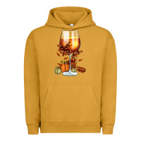 Pigment Peanut Butter Thanksgiving Fall Urban Hoodie - FaDigitalArtStudio