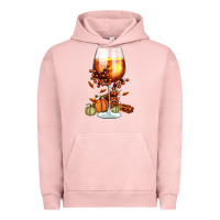 Pigment Salmon Thanksgiving Fall Urban Hoodie - FaDigitalArtStudio