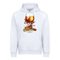 White Thanksgiving Fall Urban Hoodie - FaDigitalArtStudio