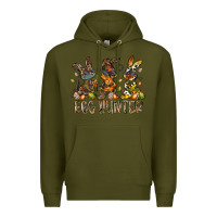 Army Green egg hunter Premium Hoodie - RacoonDesign