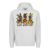 Dove Grey egg hunter Premium Hoodie - RacoonDesign