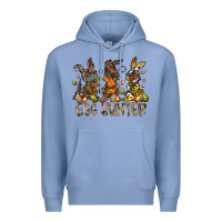 Colony Blue egg hunter Premium Hoodie - RacoonDesign