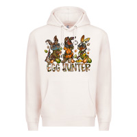 Pale Pink egg hunter Premium Hoodie - RacoonDesign