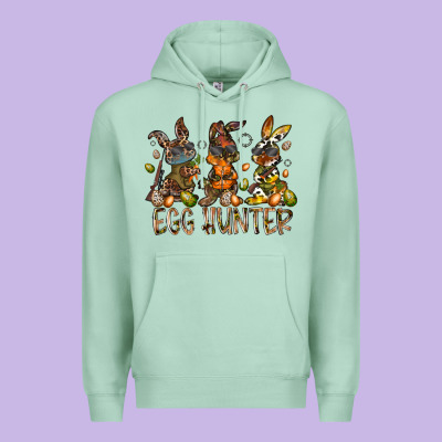 Egg Hunter Premium Hoodie Designed By Racoondesign
