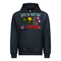 Navy life is better at the beach Urban Hoodie - CowhideDigitalArt