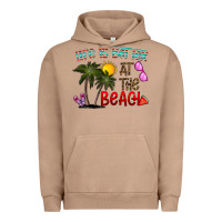 Pigment Burro life is better at the beach Urban Hoodie - CowhideDigitalArt