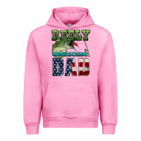 Fuchsia Pink reely awesome dad Urban Hoodie - HRA Design Shop
