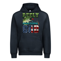 Navy reely awesome dad Urban Hoodie - HRA Design Shop
