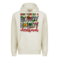 Oatmeal Heather have yourself a rowdy howdy christmas Premium Hoodie - FaDigitalArtStudio