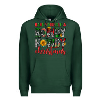 Sports Green have yourself a rowdy howdy christmas Premium Hoodie - FaDigitalArtStudio