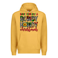 Mustard have yourself a rowdy howdy christmas Premium Hoodie - FaDigitalArtStudio