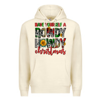 Sandshell have yourself a rowdy howdy christmas Premium Hoodie - FaDigitalArtStudio