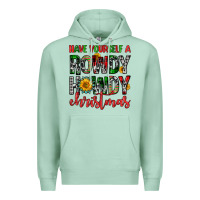 Seafoam have yourself a rowdy howdy christmas Premium Hoodie - FaDigitalArtStudio