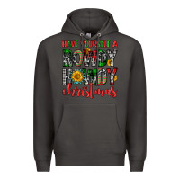Smoke have yourself a rowdy howdy christmas Premium Hoodie - FaDigitalArtStudio