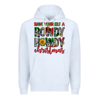 White have yourself a rowdy howdy christmas Premium Hoodie - FaDigitalArtStudio
