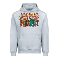 Heather Grey thankful mama longhorn Urban Hoodie - RacoonDesign