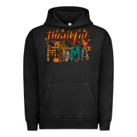 Pigment Black thankful mama longhorn Urban Hoodie - RacoonDesign