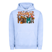 Pigment Grape Ice thankful mama longhorn Urban Hoodie - RacoonDesign