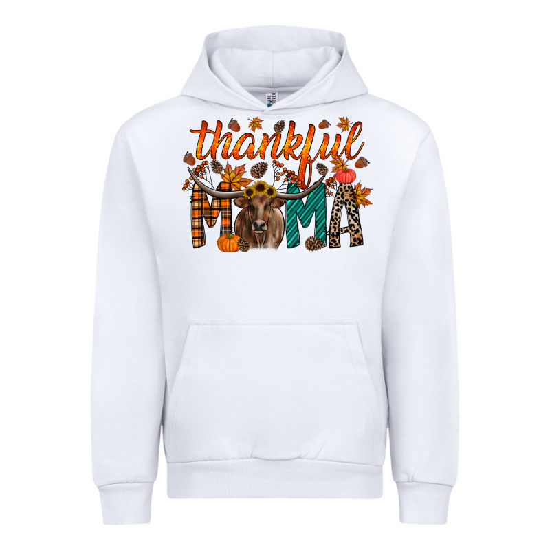 Thankful Mama Longhorn Urban Hoodie by RacoonDesign | Teevron