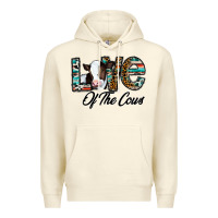 Sandshell love of the cows Premium Hoodie - CowhideDigitalArt
