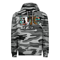 Slate Camo love of the cows Premium Hoodie - CowhideDigitalArt