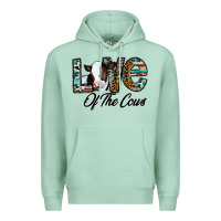Seafoam love of the cows Premium Hoodie - CowhideDigitalArt