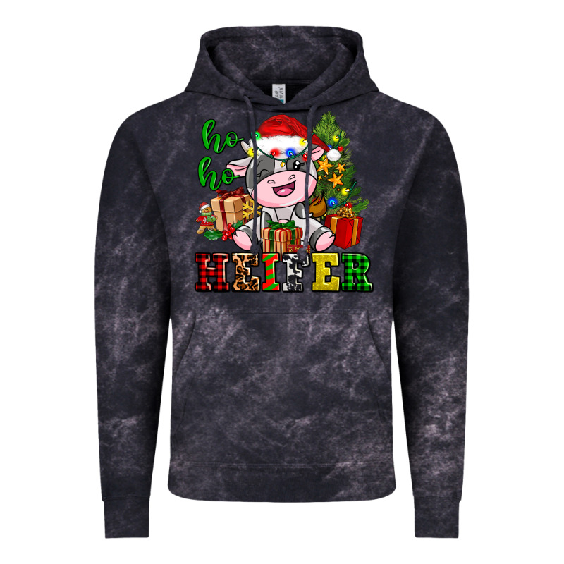 Ho Ho Heifer Little Cute Christmas Cow Vintage Hoodie by AdoDesignShop | Teevron