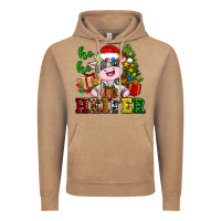 Vintage Coffee ho ho heifer little cute christmas cow Vintage Hoodie - AdoDesignShop