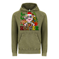 Vintage Olive ho ho heifer little cute christmas cow Vintage Hoodie - AdoDesignShop