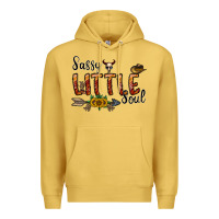Antique Gold sassy little soul Premium Hoodie - CowhideDigitalArt