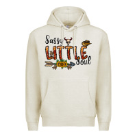 Oatmeal Heather sassy little soul Premium Hoodie - CowhideDigitalArt